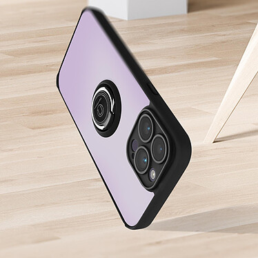 Acheter Avizar Coque pour iPhone 14 Pro Max Bi-matière Bague Métallique Support Vidéo  noir