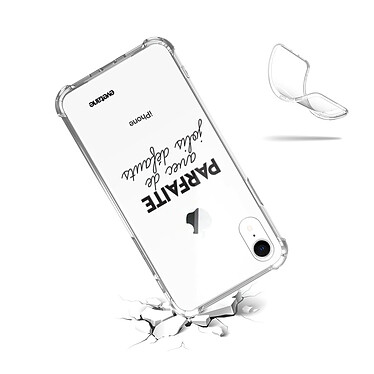 Acheter Evetane Coque iPhone Xr anti-choc souple angles renforcés transparente Motif Parfaite Avec De Jolis Défauts