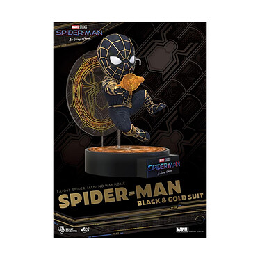 Avis Spider-Man: No Way Home - Figurine Egg Attack Spider-Man Black & Gold Suit 18 cm