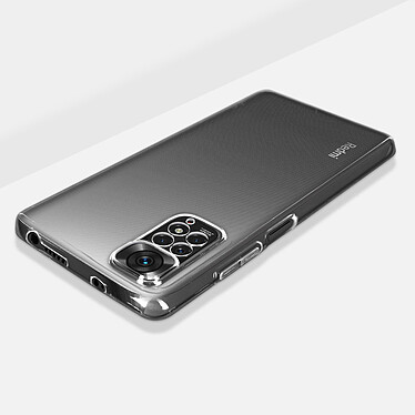 Avizar Coque pour Xiaomi Redmi Note 11 et Note 11s Silicone Souple et Film Verre Trempé 9H  transparent pas cher