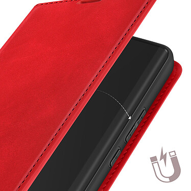 Avis Avizar Étui pour Xiaomi Redmi Note 13 Pro Plus Portefeuille et Support Vidéo  Rouge