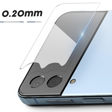 3mk Verre Écran Externe pour Samsung Z Flip 4 Flexible FlexibleGlass  Transparent pas cher