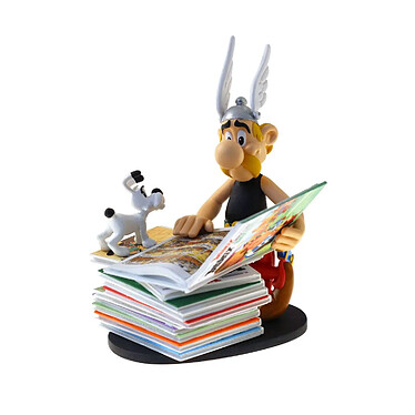 Asterix - Statuette Collectoys  Asterix pile d'albums 2nd Edition 23 cm