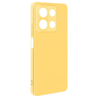 Avizar Coque pour Xiaomi Redmi Note 13 5G Semi-rigide Mat avec Dragonne Jaune