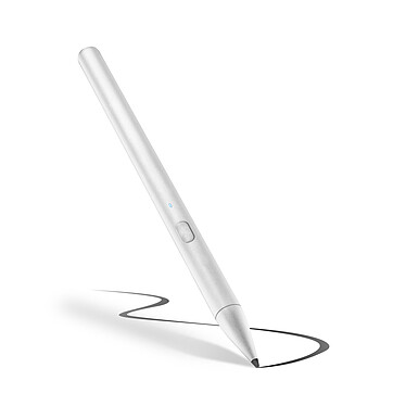 Avizar Stylet Tactile iPad Haute Précision Rechargeable Autonomie 12h - Blanc