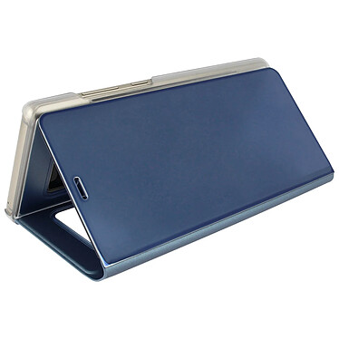 Avizar Housse Galaxy Note 8 Etui folio Miroir Fonction Stand Protection - bleu pas cher