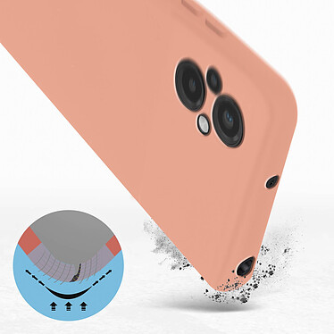 Avis Avizar Coque pour Xiaomi Poco M5 Silicone Semi-rigide Finition Soft-touch  rose