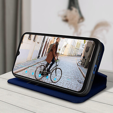 Acheter Avizar Housse pour Xiaomi Redmi 10A Clapet Portefeuille Fonction Support Vidéo  bleu nuit