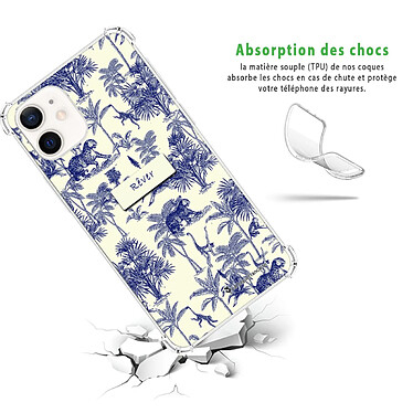 Avis LaCoqueFrançaise Coque iPhone 12 mini Silicone antichocs Solides coins renforcés  transparente Motif Botanic Rêve