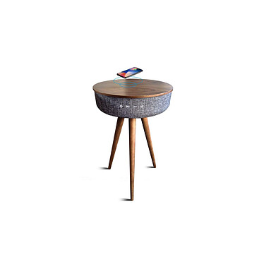 Blaupunkt - Table en bois avec enceinte intégrée - BLP0520-143 - Bois foncé
