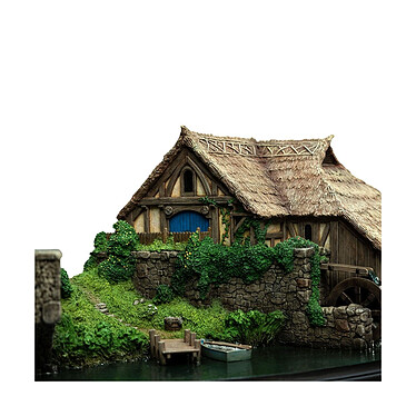 Acheter Le Hobbit : Un voyage inattendu - Diorama Hobbiton Mill & Bridge 31 x 17 cm
