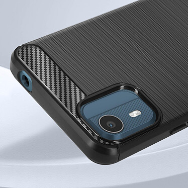 Acheter Avizar Coque pour Nokia C12 Effet Carbone Silicone Flexible Antichoc  Noir