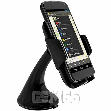 Avis Avizar Support Voiture Rotatif Noir pour Smartphone - Fixation Ventouse