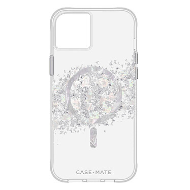 Case mate Coque MagSafe pour iPhone 15 Silicone Design Perles Anti-chutes 3m Recyclable Antibactérien