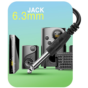 Bigben Micro filaire Karaoké Prise Jack 6.3mm Câble 4m pas cher