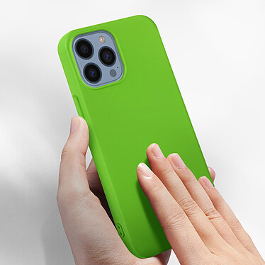 Acheter Avizar Coque iPhone 13 Pro Max Silicone Semi-rigide Finition Soft-touch vert