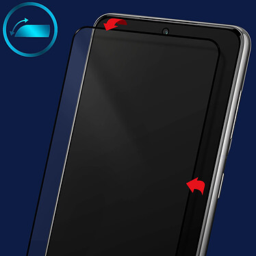 Avis Avizar Film Samsung Galaxy S21 Verre Trempé 9H Biseauté Transparent Contour Noir