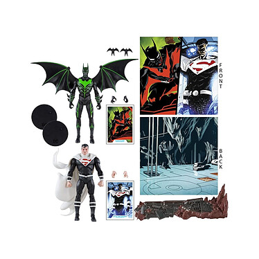 Avis DC Collector - Pack de 2 Figurines Batman Beyond Vs Justice Lord Superman 18 cm
