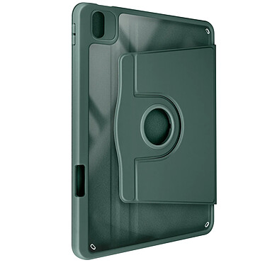 Avizar Étui pour iPad Air 11 2024 Clapet Support Rotatif avec Protège Caméra Vert Foncé