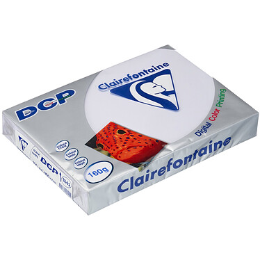CLAIREFONTAINE Ramette 250 Feuilles Papier 160g A4 210x297 mm Certifié FSC Blanc