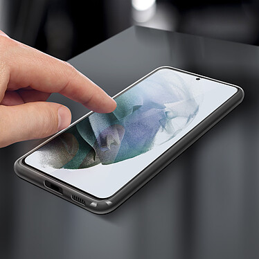 Acheter Avizar Coque Samsung Galaxy S21 Souple Film Verre Trempé Dureté 9H transparent