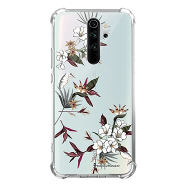 LaCoqueFrançaise Coque Xiaomi Redmi Note 8 Pro anti-choc souple angles renforcés transparente Motif Fleurs Sauvages