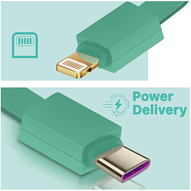 Avis LinQ Batterie de Secours 15000mAh Double Connectivité USB C et Lightning  Vert