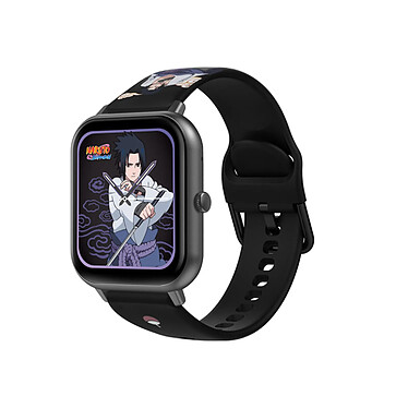 ABYX Fit Touch 3 Montre connectée Collection Naruto - Smartwatch Sasuke Noir