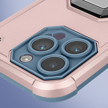Acheter Avizar Coque iPhone 14 Pro Antichoc Hybride avec Anneau Support Magnétique  Rose Gold