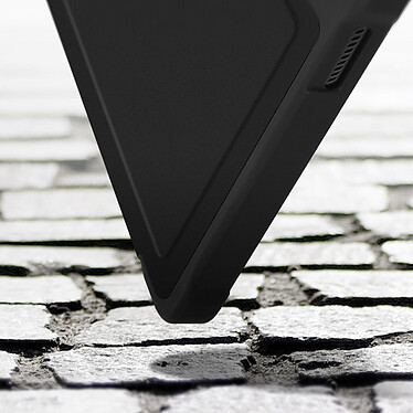Avizar Étui Samsung Tab A7 Lite Clapet Multi-positions Coque Renforcée noir pas cher