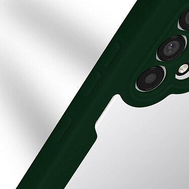 Avizar Coque Samsung A32 Dos Plexiglas Avant Polymère Antichoc Contour vert pas cher