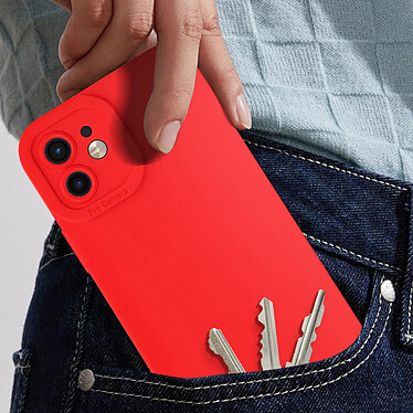 Avis Avizar Coque pour iPhone 11 Silicone Mat Protection Caméra Rouge