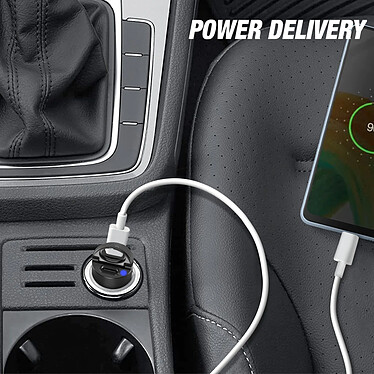 Avis Swissten Chargeur Voiture 30W Double Port USB-C Power Delivery Compact  Noir