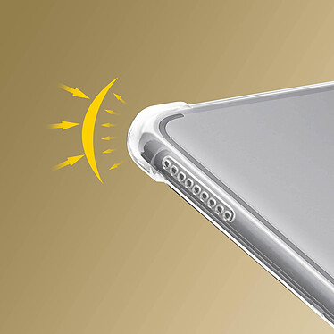 Acheter Avizar Coque Samsung Galaxy Tab S6 Lite Silicone Flexible Coins Bumper Transparent