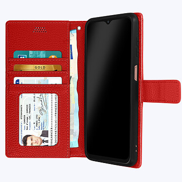 Acheter Avizar Étui pour Samsung Galaxy A23 5G et M23 5G Clapet Portefeuille Support Vidéo Dragonne  rouge