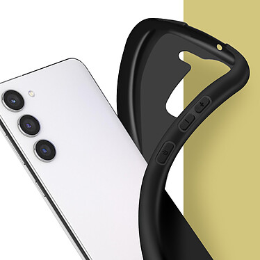 Acheter Avizar Coque pour Samsung Galaxy S23 Résistante Silicone Gel Flexible Fine Légère  Noir