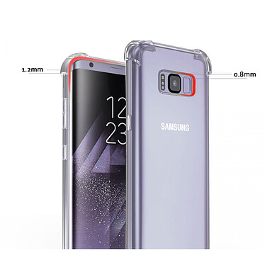Acheter Evetane Coque compatible avec Samsung Galaxy S8 Plus ANTI CHOCS silicone transparente Motif avec bords renforcés
