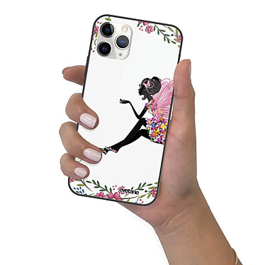 Evetane Coque iPhone 12 Pro Max Coque Soft Touch Glossy Fée Fleurale Design pas cher