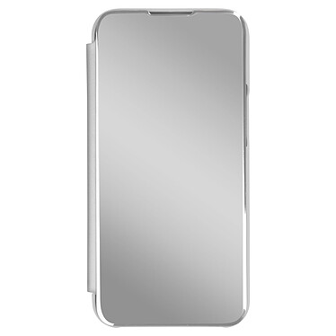 Avizar Étui Clear View iPhone 13 Mini avec Clapet Miroir Support Vidéo argent