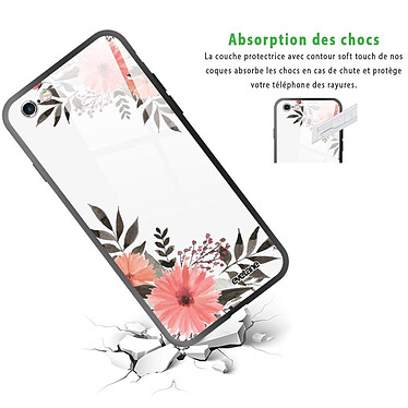 Avis Evetane Coque iPhone 6/6s Coque Soft Touch Glossy Fleurs roses Design