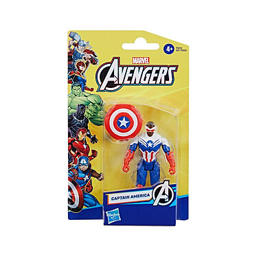 Avengers Epic Hero Series - Figurine Captain America 10 cm pas cher