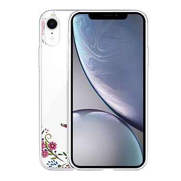 Avis Evetane Coque iPhone Xr silicone transparente Motif Fée Fleurale ultra resistant