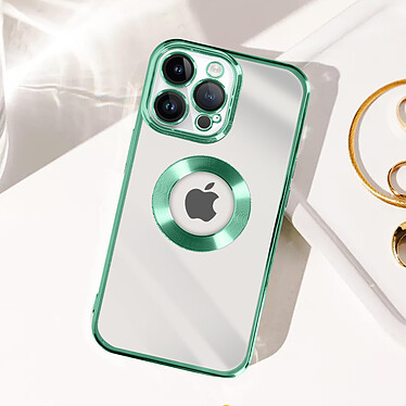 Avizar Coque pour iPhone 13 Pro Paillette Amovible Silicone Gel  Vert pas cher