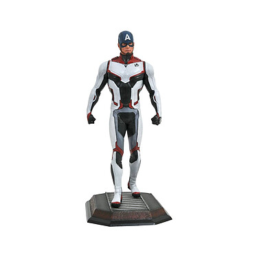 Avengers Endgame Marvel Movie Gallery - Statuette Captain America (Team Suit) 23 cm