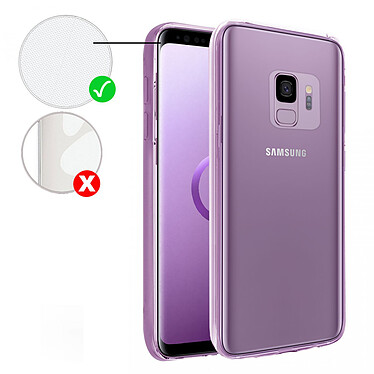Avis LaCoqueFrançaise Coque Galaxy S9 Samsung 360 degrés intégrale protection avant arrière silicone transparente Motif