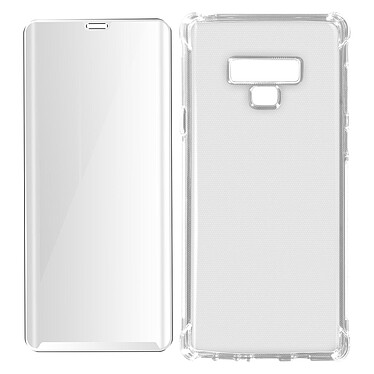Avizar Pack Protection Samsung Galaxy Note 9 Coque Souple et Verre Trempé transparent
