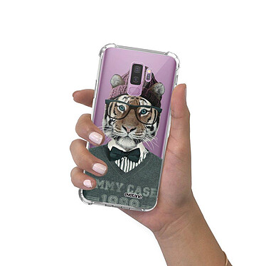 Evetane Coque Samsung Galaxy S9 Plus anti-choc souple angles renforcés transparente Motif Tigre Fashion pas cher