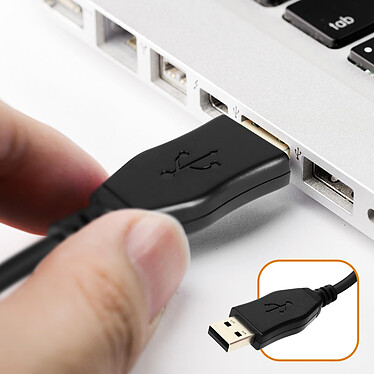 Acheter Micro-casque PC Connexion USB avec Micro Flexible Design Rembourré LinQ Noir