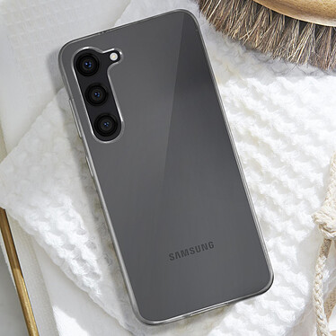 Avizar Coque pour Galaxy S23 Silicone Gel Souple Ultra fine Anti-jaunissement  Transparent pas cher