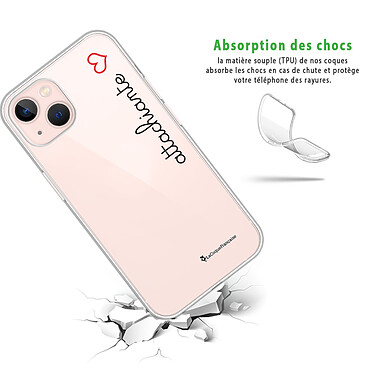 Avis LaCoqueFrançaise Coque iPhone 13 360 intégrale transparente Motif Attachiante Tendance